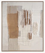 Handgemaakte canvas print Guayana met houten frame