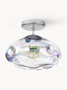 Plafondlamp Amora van iriserend glas