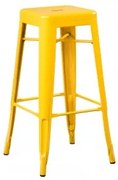 Hoge Stalen Kruk Lix Geel – Fresia & ↑75 Cm - Sklum