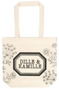 Canvas tas, Dille&amp;Kamille, gerecycled katoen, limited edition, klein, 30 x 36 x 10 cm