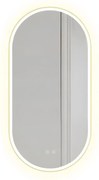 LED wandspiegel OVL 50x100cm Gold