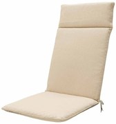 Madison Tuinstoelkussen 120x50cm - Beige canvas eco+