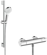 Hansgrohe Crometta douchecombinatie Vario/Ecostat wit/chroom