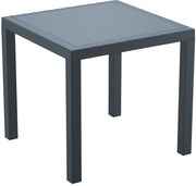 Siesta  Tuintafel - Orlando - Donkergrijs - 80 cm - Siesta