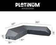 Platinum Aerocover platform loungesethoes 300x300 cm.