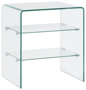 vidaXL Salontafel 50x40x56 cm gehard glas