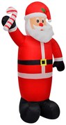 vidaXL 242359 Inflatable Santa Claus 120 cm