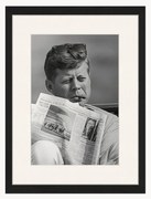 Ingelijste digitale print John