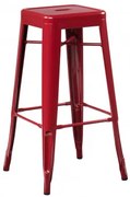 Pak 2 Hoge Krukken (76 Cm) Lix Rood – Bordeaux - Sklum