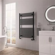 Eastbrook Biava multirail handdoekradiator 75x110cm 843W zwart mat