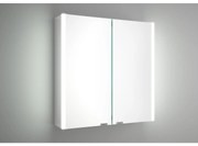 Muebles Ally spiegelkast met verlichting zijkant 63x65cm wit