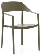 Dining tuinstoel | Bellagio  Valli | Aluminium | Groen | Stapelbaar | Kees Smit Tuinmeubelen