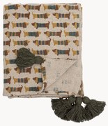 Deken Charlie voor kinderen met kwastjes