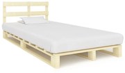 vidaXL Bedframe pallet massief grenenhout 120x200 cm