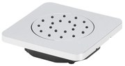 Mueller Cube Inbouw verstelbare zijdouche vierkant 135x135 ABS chroom