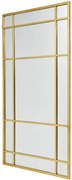 Nordal Spirit gouden staande spiegel met ruiten 204x102cm