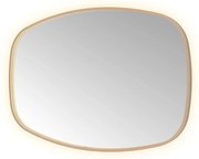 Hotbath &More Contour spiegel deens ovaal 80x120cm geborsteld koper PVD