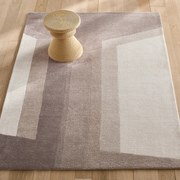 Handgetuft vloerkleed in lyocell en wol, LUCE