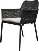 Rivola dining tuinstoel aluminium antraciet