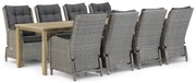 Tuinset 8 personen 300 cm Wicker Grijs Garden Collections Kingston/Weston