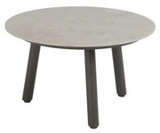 Taste by 4 Seasons Salute salontafel terre met rond keramisch tafelblad Ø 60 cm (H 35 cm) Loungetafel bruin weerbestendig