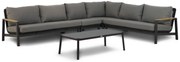 Hoek loungeset 6 personen Aluminium/Rope Grijs  Coco Ralph/Rimini