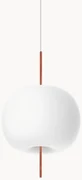 Dimbare hanglamp Kushi, mondgeblazen