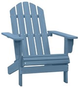 vidaXL Tuinstoel Adirondack massief vurenhout blauw