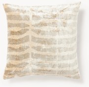 Viscose kussenhoes Dejan met ingeweven jacquard patroon