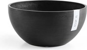 Ecopots bloempot Brussels 35 – Rond – Dark Grey – diameter 35 x H16,7 cm