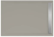 Xenz Easy Tray rechthoekige douchevloer acryl 140x100cm cement