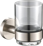 Plieger Vigo glashouder met glas geborsteld chroom