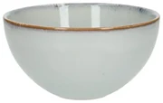 Schaal reactieve glazuur, steengoed, grijs,Ø 18 cm