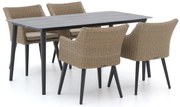 Manifesto Matese/Sora 160cm dining tuinset 5-delig