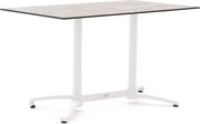 Inklapbare tafel Bellagio | Vierkant | Tuintafel Kunststof | 120x70cm | 4 personen | Kees Smit Tuinmeubelen