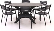 + 15% kassakorting | Diningset Forza  | 6 personen polywood | Tuinset stapelbaar | 7-delig | Kees Smit Tuinmeubelen