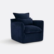 Fauteuil, afneembare hoes, in gemêleerd polyester, ODNA