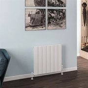 Eastbrook Rosano horizontale aluminium radiator 60x66cm Mat wit 777 watt