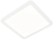 Plafonnière wit 30 cm incl. LED 3-staps dimbaar IP44 - Steve Modern IP44 vierkant Binnenverlichting Lamp