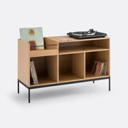 Vinyl meubel in eik, Compo