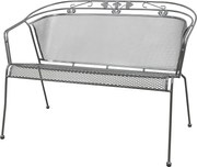 Royal Garden Elegance strekmetaal 2-zits tuinbank - Antraciet