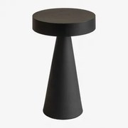 Draadloze Led-tafellamp Voor Buiten Van Ijzer Catinca Zwart - Sklum