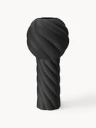 Handbeschilderde keramische vaas Twist Pillar, H 34 cm