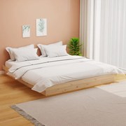 vidaXL Bedframe massief hout 200x200 cm