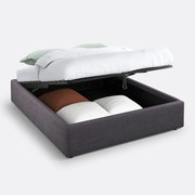 Kofferbed met ophefbare lattenbodem, Papilla