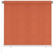 vidaXL Rolgordijn voor buiten 160x140 cm oranje