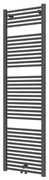 Plieger Palmyra designradiator horizontaal middenaansluiting 1775x600mm 1019W zwart grafiet (black graphite) 7252886