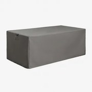 Rechthoekige Beschermhoes Voor Tuintafel Otley Grijs – Antraciet & 190 X 105 Cm - Sklum