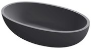Riho Escala ovale waskom solid surface antraciet mat