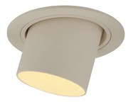 Moderne inbouwspot beige GU10 50mm rond kantelbaar - Installa